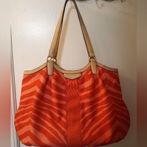 Coach Devin Zebra Tote
